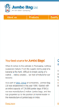 Mobile Screenshot of jumbobaglimited.com